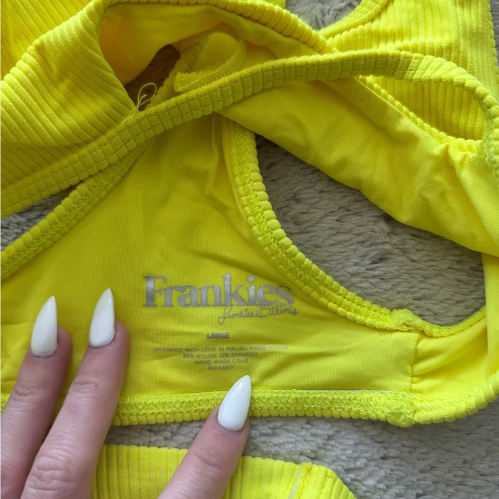 Frankie's Bikinis Yellow Swim Set